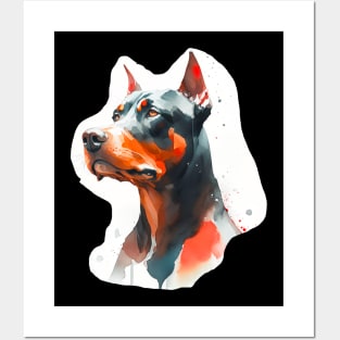 Beautiful Doberman Posters and Art